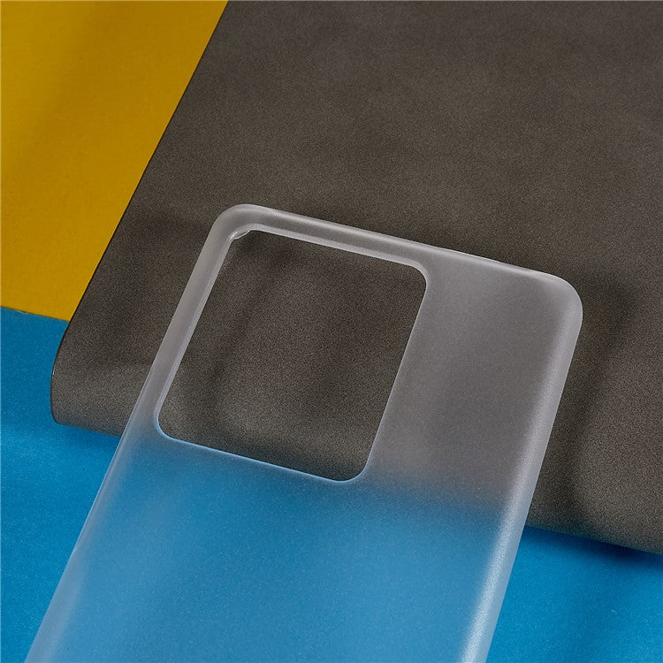 For vivo iQOO 10 Pro 5G Hard Plastic Rubberized Glossy Phone Case Back Protector Cell Phone Cover - Transparent