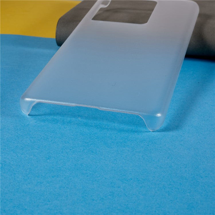 For vivo iQOO 10 Pro 5G Hard Plastic Rubberized Glossy Phone Case Back Protector Cell Phone Cover - Transparent