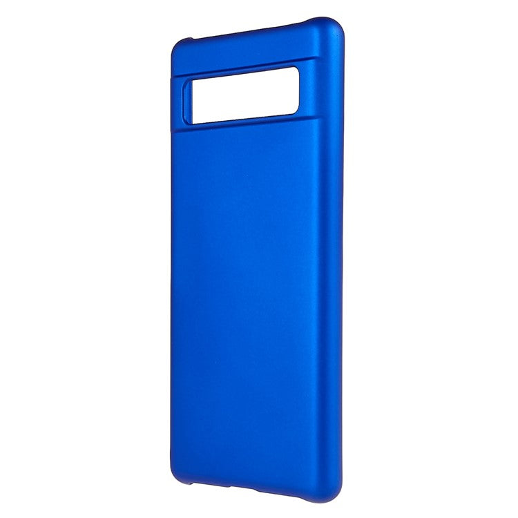 Slim Hard Plastic Phone Cover for Google Pixel 7a, Rubberized Glossy Anti-Scratch Phone Case - Blue