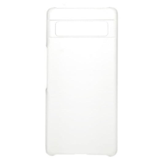 Slim Hard Plastic Phone Cover for Google Pixel 7a, Rubberized Glossy Anti-Scratch Phone Case - Transparent
