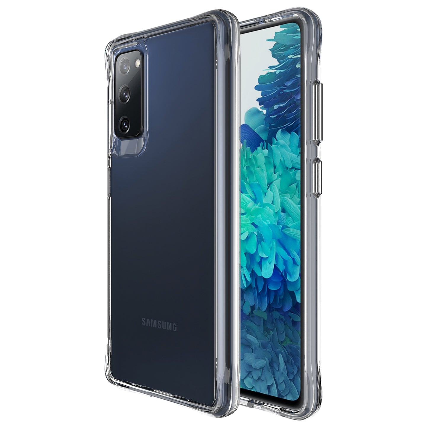 For Samsung Galaxy S20 FE 5G / S20 FE / S20 FE 2022 / S20 Lite Transparent Phone Case Soft TPU Bumper Hard PC Back Protective Cover