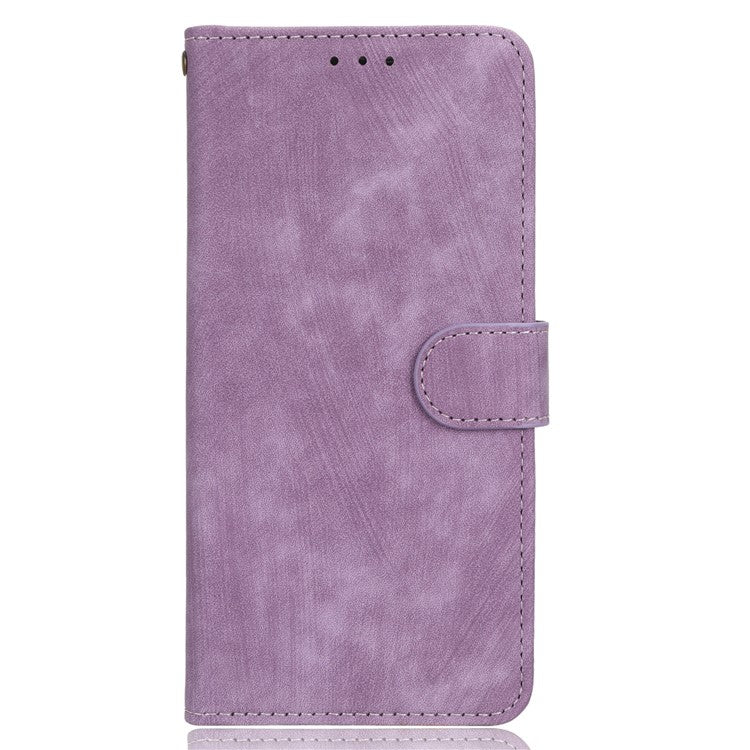 For Oppo A57 (2022) 5G / A77 5G / K10 5G / Realme V23 5G / Q5i / Narzo 50 5G / OnePlus Nord N300 5G RFID Blocking PU Leather Phone Case Magnetic Cover with Wallet Stand - Purple