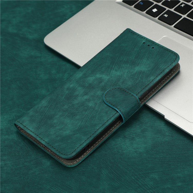 For Honor X8 4G / X30i RFID Blocking Anti-scratch Phone Case Magnetic PU Leather Flip Smartphone Cover with Wallet Stand - Green