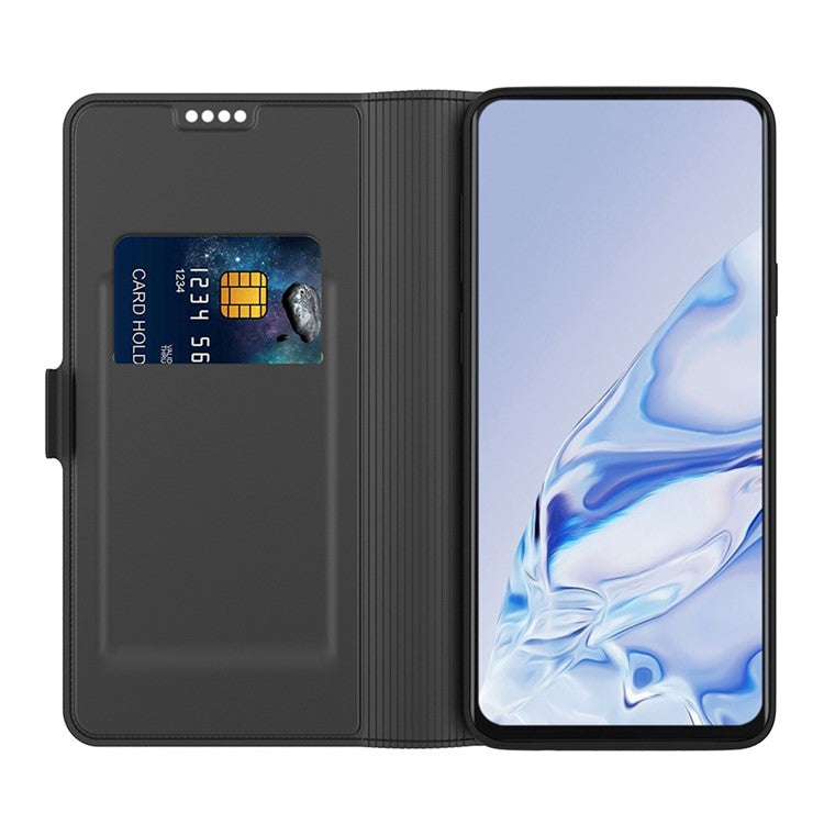 For OnePlus 11 5G Flip Folio Phone Cover Stand Card Holder PU Leather + Inner TPU Protective Magnetic Phone Case - Gold