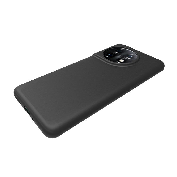 10Pcs / Pack TPU Case for OnePlus 11 5G, Matte Finish Anti-scratch Protective Phone Cover - Black