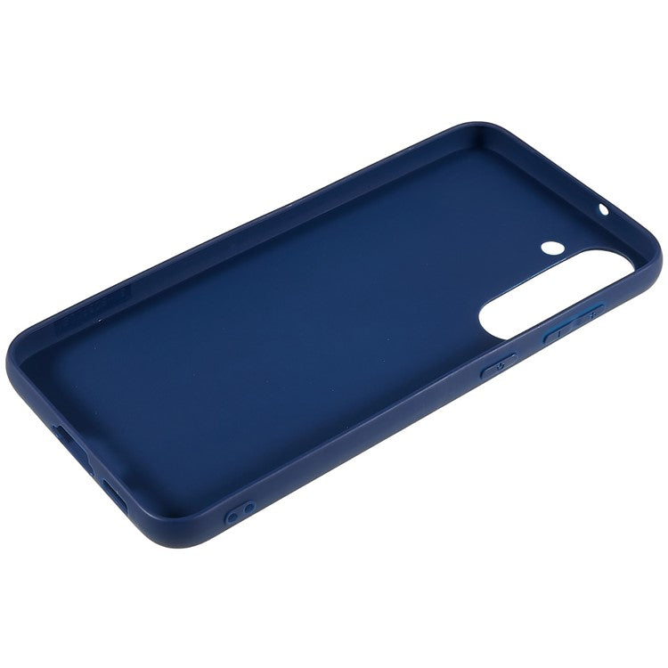 For Samsung Galaxy A13 5G Matte Back Shell, Anti-Fingerprint Soft TPU Phone Case Drop Proof Protective Cover - Blue