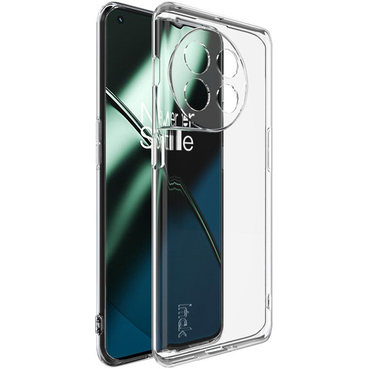 IMAK UX-5 Series Phone Case for OnePlus 11 5G, Drop-proof Transparent TPU Mobile Phone Cover