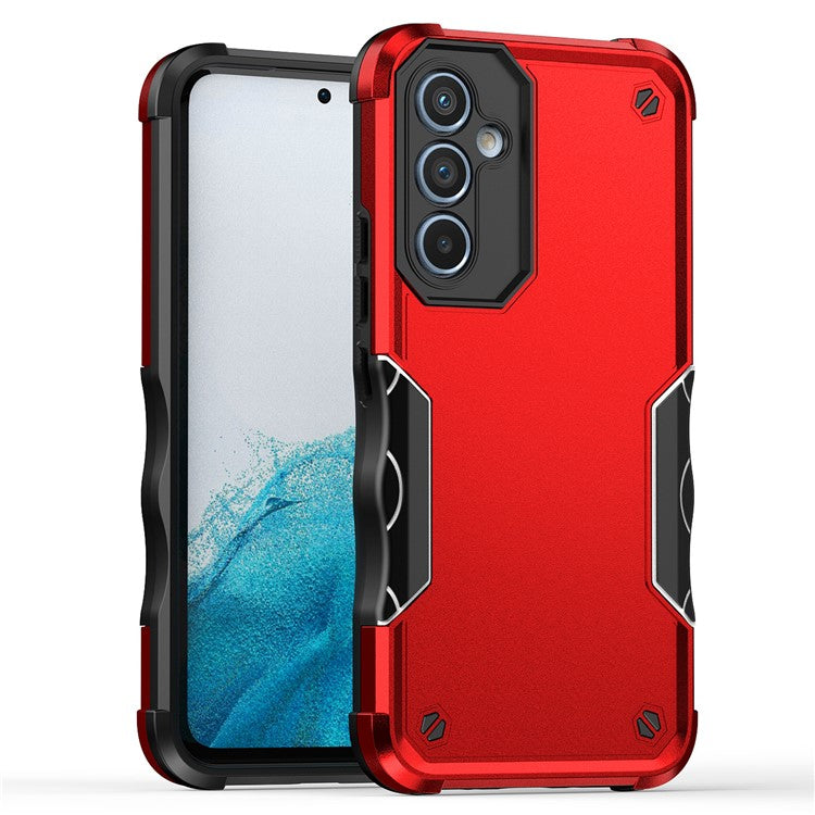 TPU+PC Phone Case for Samsung Galaxy A54 5G, Drop-proof Protection Phone Cover - Red