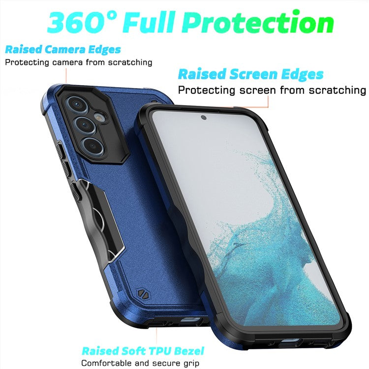 TPU+PC Phone Case for Samsung Galaxy A54 5G, Drop-proof Protection Phone Cover - Red