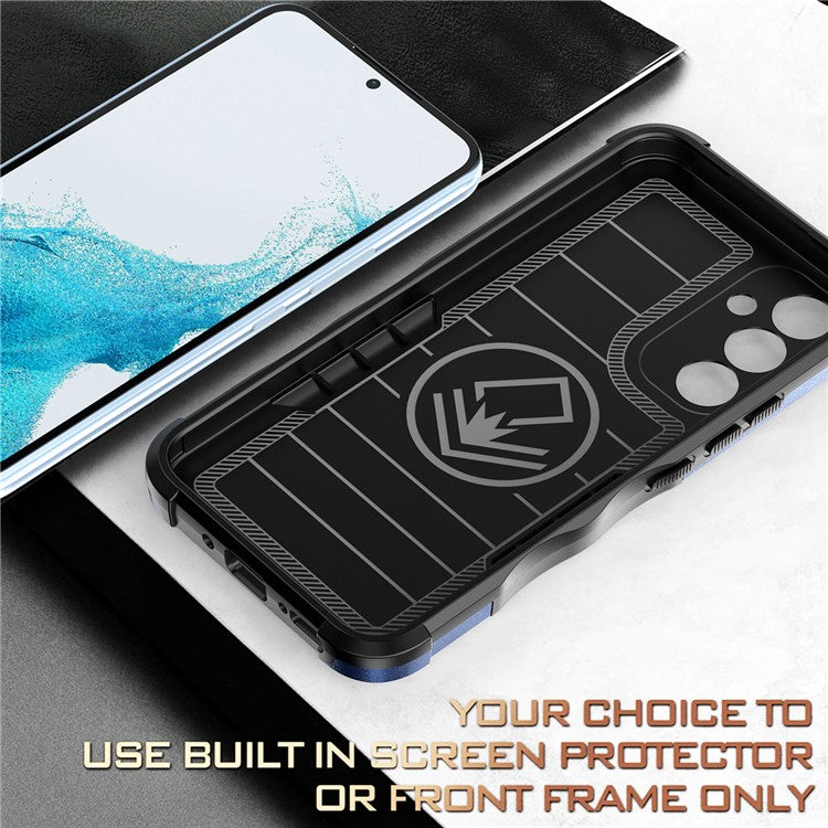 TPU+PC Phone Case for Samsung Galaxy A54 5G, Drop-proof Protection Phone Cover - Red