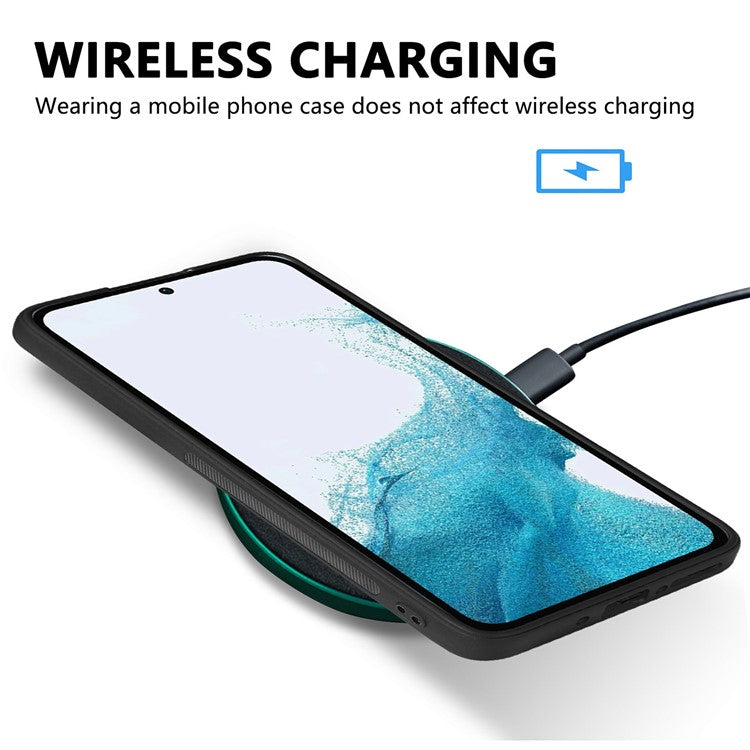 For Samsung Galaxy A54 5G Camouflage Pattern Phone Cover PU Leather+PC+TPU Anti-drop Case - Green