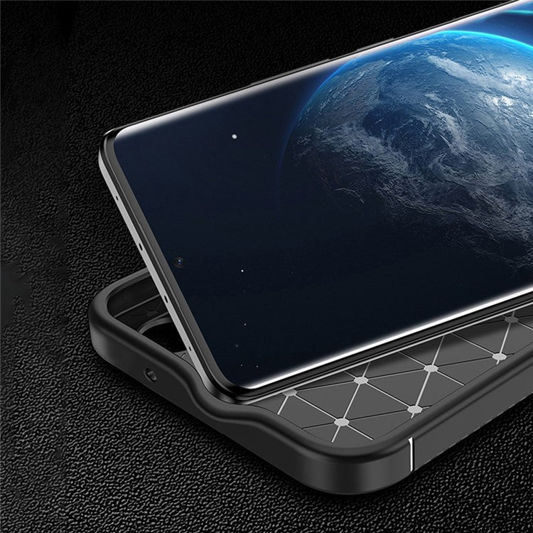 For OnePlus Ace 2 5G / 11R 5G Shockproof Phone Case Anti-Scratch Carbon Fiber Texture Soft TPU Phone Cover