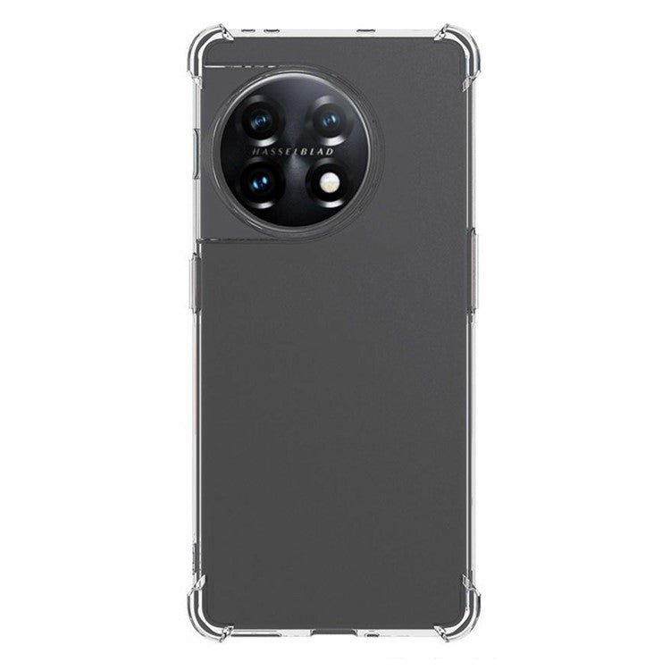 For OnePlus 11R 5G / Ace 2 5G Anti-drop Clear Phone Case Flexible TPU Anti-skid Protective Back Cover