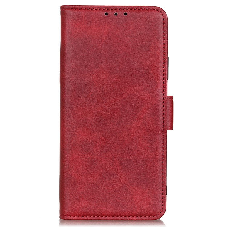 For OnePlus Nord CE 3 Lite 5G / Nord N30 5G Wallet Phone Stand Case Cowhide Texture PU Leather Phone Cover - Red