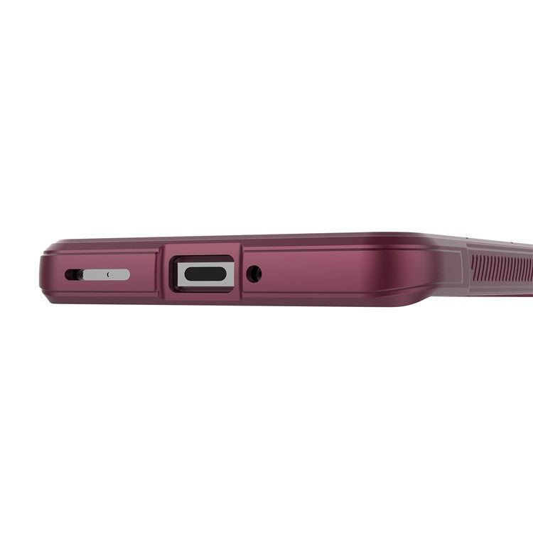 For OnePlus 11 5G Anti-scratch TPU Phone Case Rugged Back Protective Cell Phone Cover - Wine Red