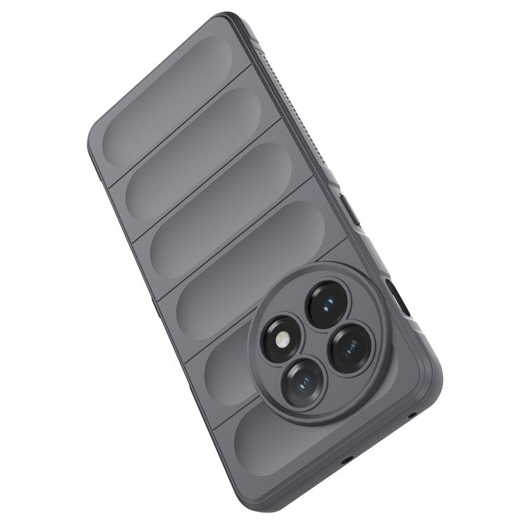 For OnePlus 11 5G Anti-scratch TPU Phone Case Rugged Back Protective Cell Phone Cover - Dark Grey