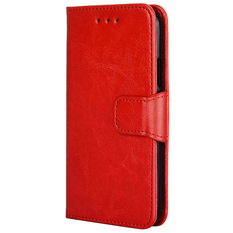 For Honor X9a 5G / X40 5G /  Magic5 Lite 5G Cell Phone Cover PU Leather Stand Wallet Protective Phone Case - Red