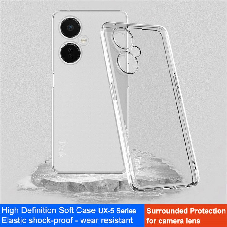 IMAK UX-5 Series for OnePlus Nord CE 3 Lite 5G / Nord N30 5G Transparent Mobile Phone Case TPU Cell Phone Cover