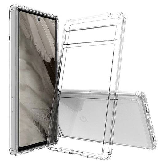 Smartphone Case For Google Pixel 7a , Anti-Yellowing Acrylic TPU Clear Protective Phone Back Cover