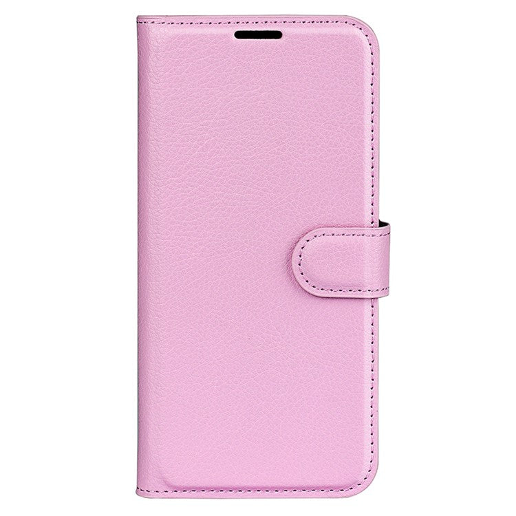 For OnePlus Nord CE 3 Lite 5G / Nord N30 5G Litchi Texture Leather Phone Stand Wallet Cover Anti-Dust Flip Case - Pink