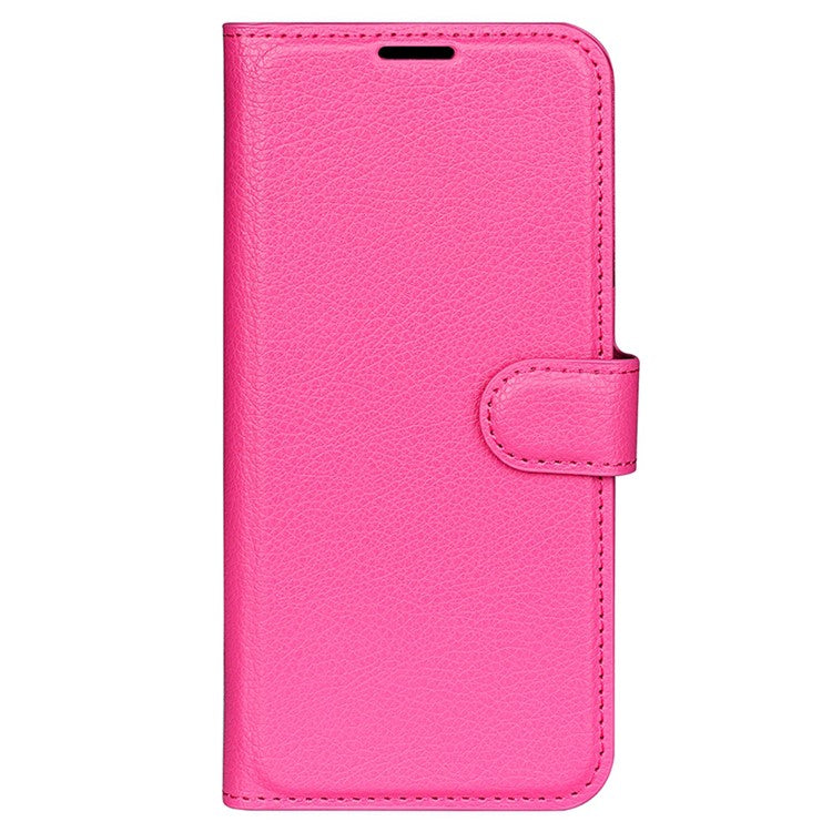For OnePlus Nord CE 3 Lite 5G / Nord N30 5G Litchi Texture Leather Phone Stand Wallet Cover Anti-Dust Flip Case - Rose