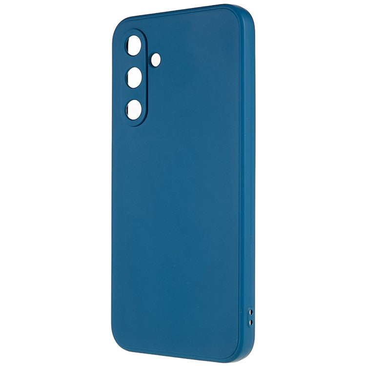 For Samsung Galaxy A54 5G Straight Edge Design TPU Phone Case Precise Cutout Camera Protection Cover - Sapphire