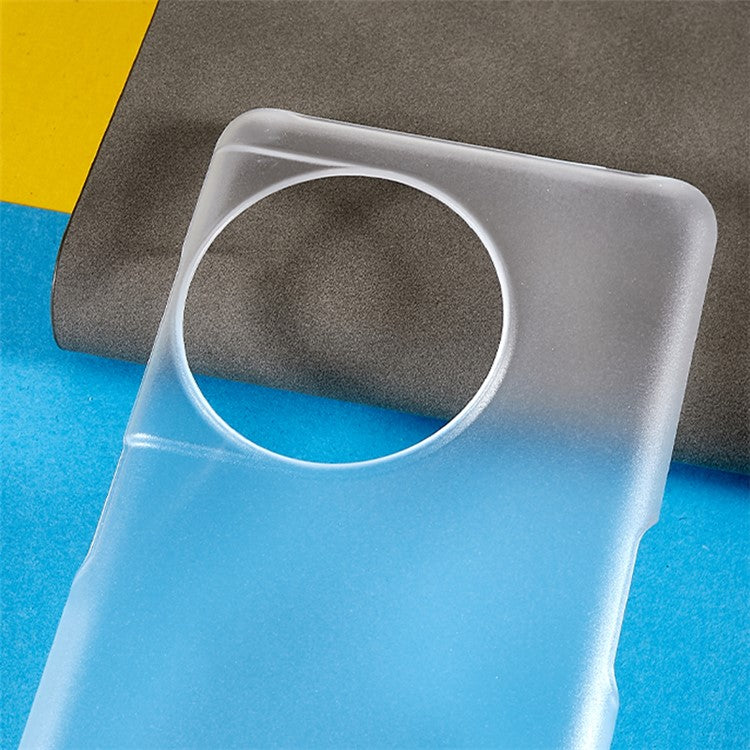 For OnePlus Ace 2 5G / 11R 5G Rubberized Hard PC Phone Case Anti-Scratch Back Phone Cover - Transparent