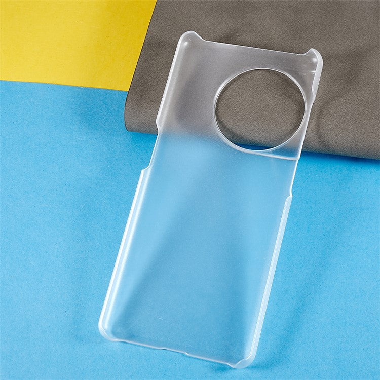 For OnePlus Ace 2 5G / 11R 5G Rubberized Hard PC Phone Case Anti-Scratch Back Phone Cover - Transparent