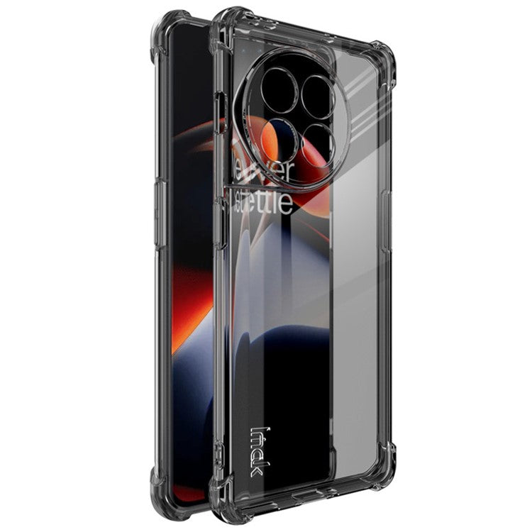 IMAK For OnePlus Ace 2 5G / 11R 5G Phone TPU Case Four Corner Airbag Smartphone Protective Cover - Transparent Black