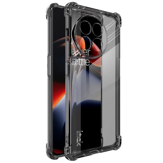 IMAK For OnePlus Ace 2 5G / 11R 5G Phone TPU Case Four Corner Airbag Smartphone Protective Cover - Transparent Black