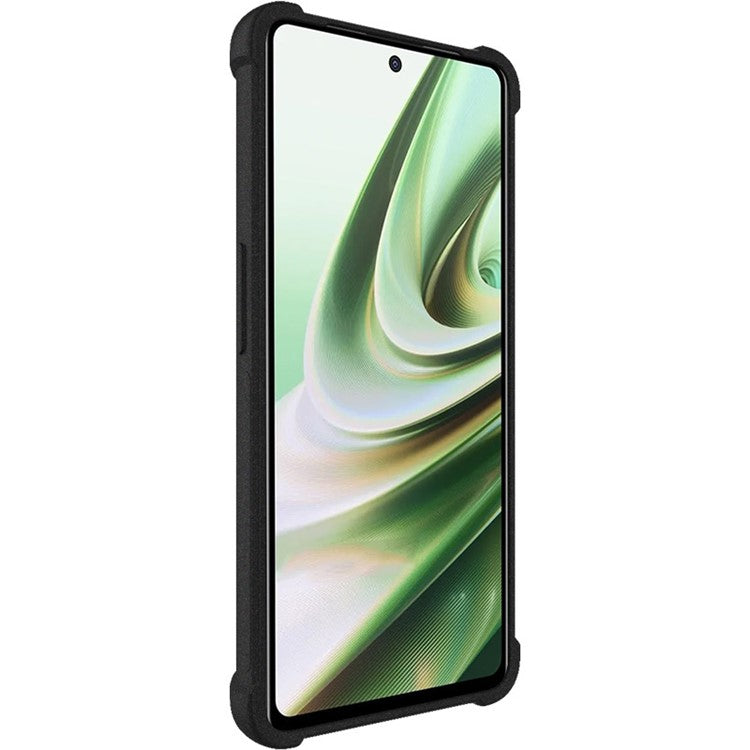 IMAK For OnePlus Nord CE 3 Lite 5G / Nord N30 5G Matte TPU Phone Case Anti-drop Four Corners Airbag Smartphone Cover - Black