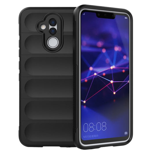 For Huawei Mate 20 Lite TPU Back Protector Phone Case Anti-fall Rugged Cell Phone Cover - Black