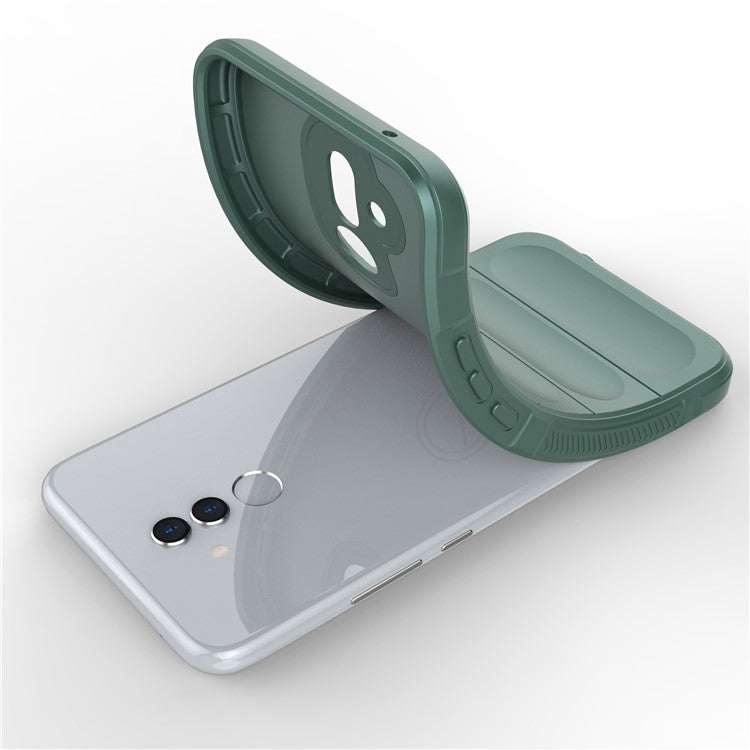 For Huawei Mate 20 Lite TPU Back Protector Phone Case Anti-fall Rugged Cell Phone Cover - Green