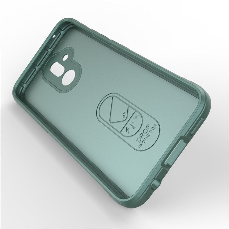 For Huawei Mate 20 Lite TPU Back Protector Phone Case Anti-fall Rugged Cell Phone Cover - Green