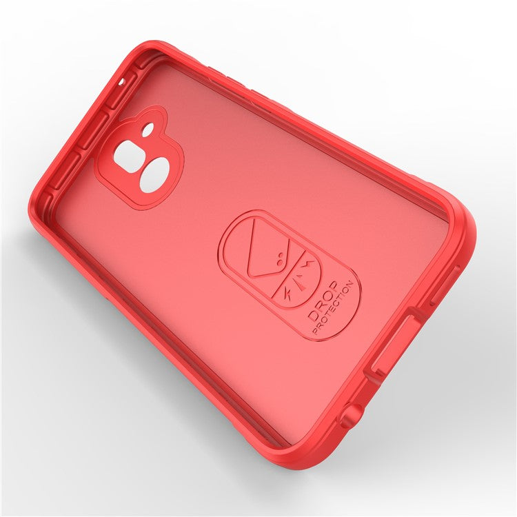 For Huawei Mate 20 Lite TPU Back Protector Phone Case Anti-fall Rugged Cell Phone Cover - Red