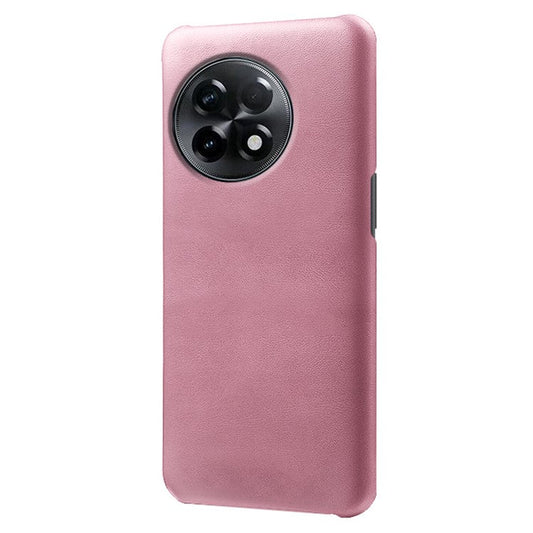 For OnePlus 11R 5G / Ace 2 5G Anti-scratch PU Leather+PC Mobile Phone Case Calf Texture Cell Phone Cover - Rose Gold