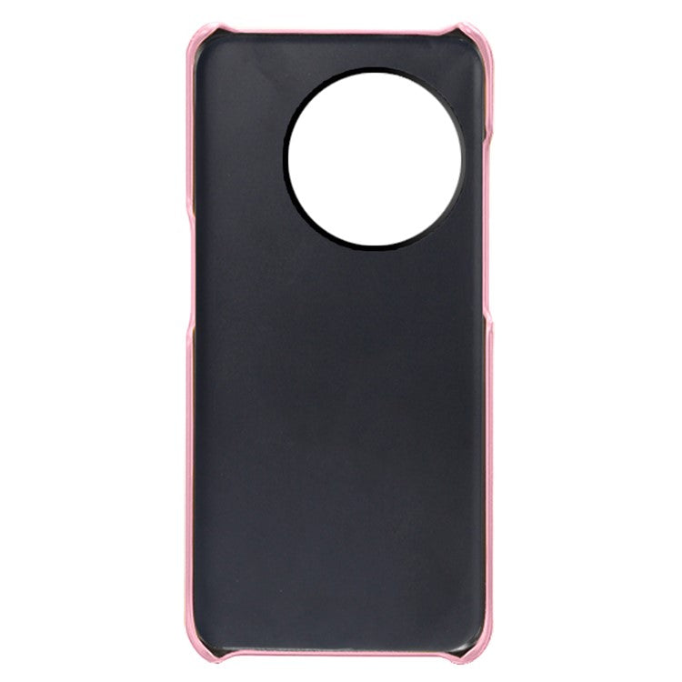 For OnePlus 11R 5G / Ace 2 5G Anti-scratch PU Leather+PC Mobile Phone Case Calf Texture Cell Phone Cover - Rose Gold