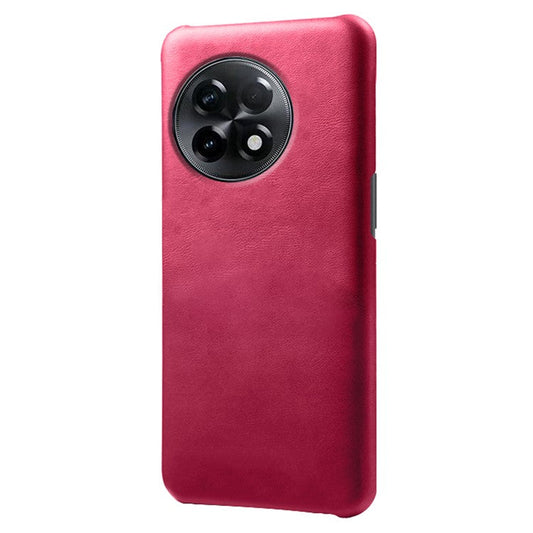 For OnePlus 11R 5G / Ace 2 5G Anti-scratch PU Leather+PC Mobile Phone Case Calf Texture Cell Phone Cover - Rose