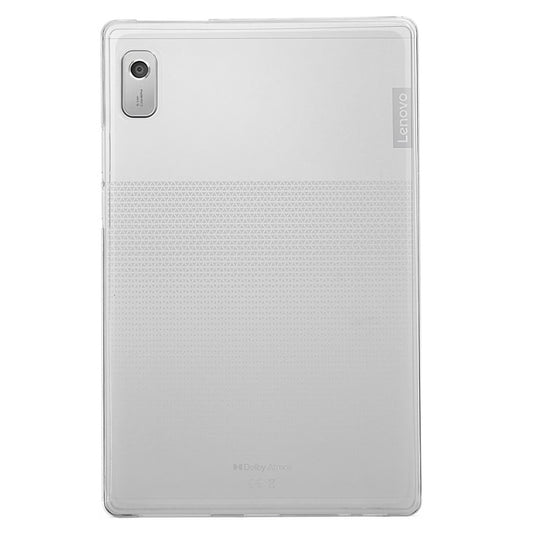 For Lenovo Tab M9 Anti-scratch Frosted Tablet Case Soft TPU Back Protective Cover - Transparent