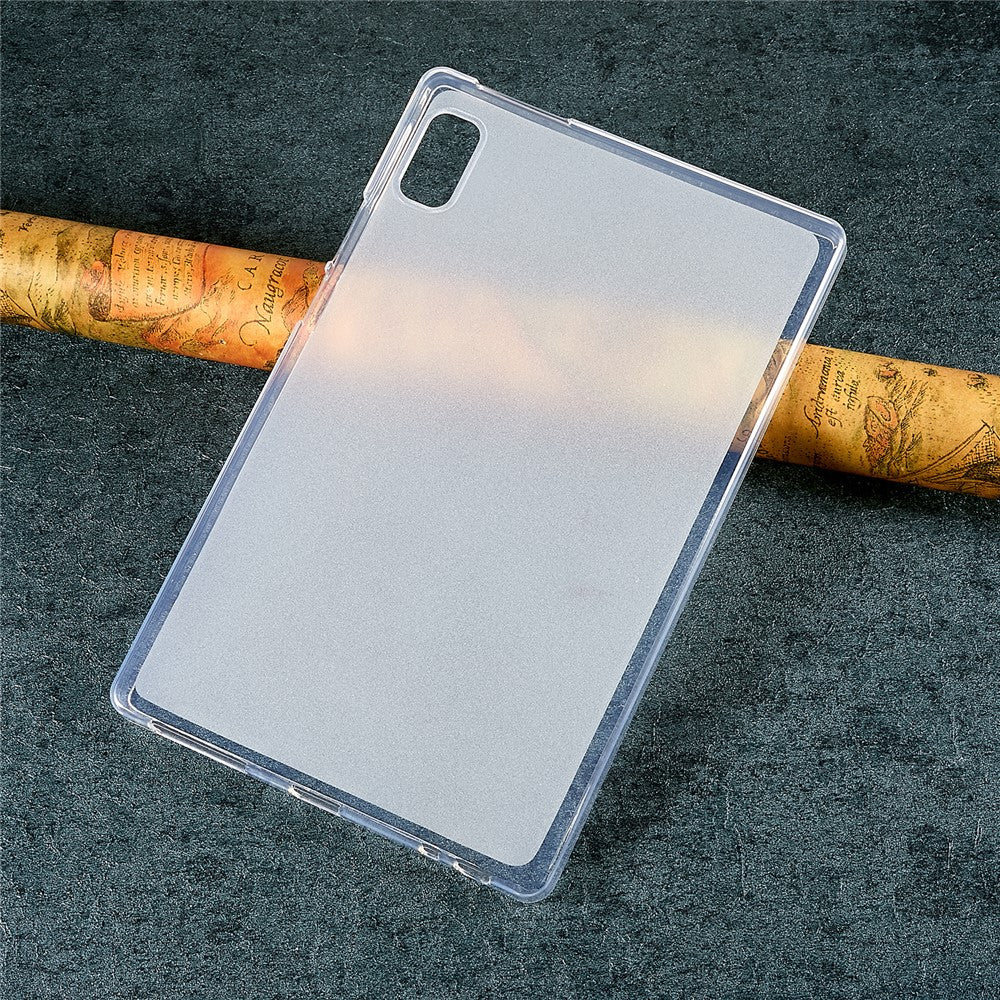 For Lenovo Tab M9 Anti-scratch Frosted Tablet Case Soft TPU Back Protective Cover - Transparent
