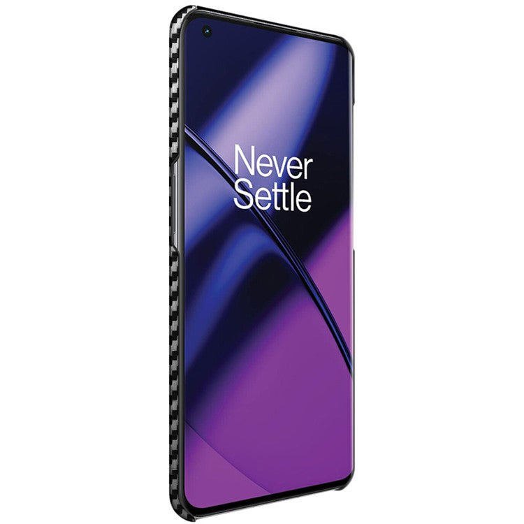 IMAK Ruiyi Series for OnePlus 11 5G Carbon Fiber Texture Phone Case Leather Coated PC Anti-drop Phone Cover