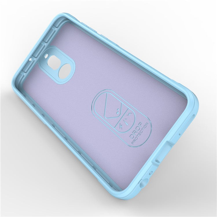 For Huawei Mate 10 Lite TPU Phone Protector Phone Case Anti-fall Rugged Cell Phone Cover - Baby Blue