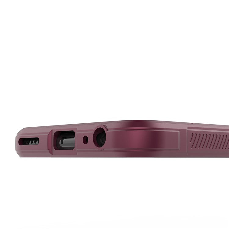 For Huawei Mate 10 Lite TPU Phone Protector Phone Case Anti-fall Rugged Cell Phone Cover - Wine Red