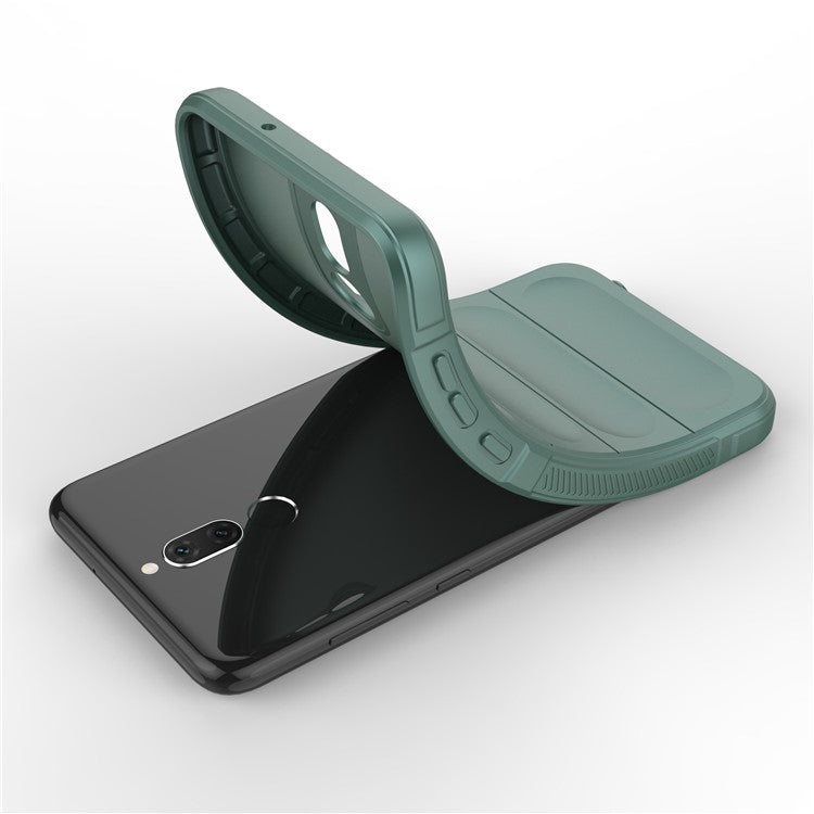 For Huawei Mate 10 Lite TPU Phone Protector Phone Case Anti-fall Rugged Cell Phone Cover - Green