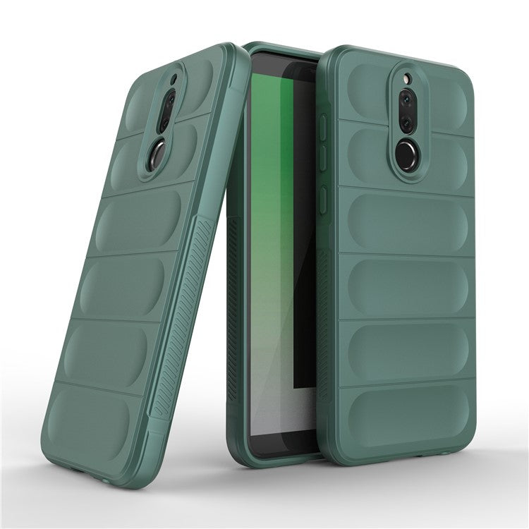 For Huawei Mate 10 Lite TPU Phone Protector Phone Case Anti-fall Rugged Cell Phone Cover - Green
