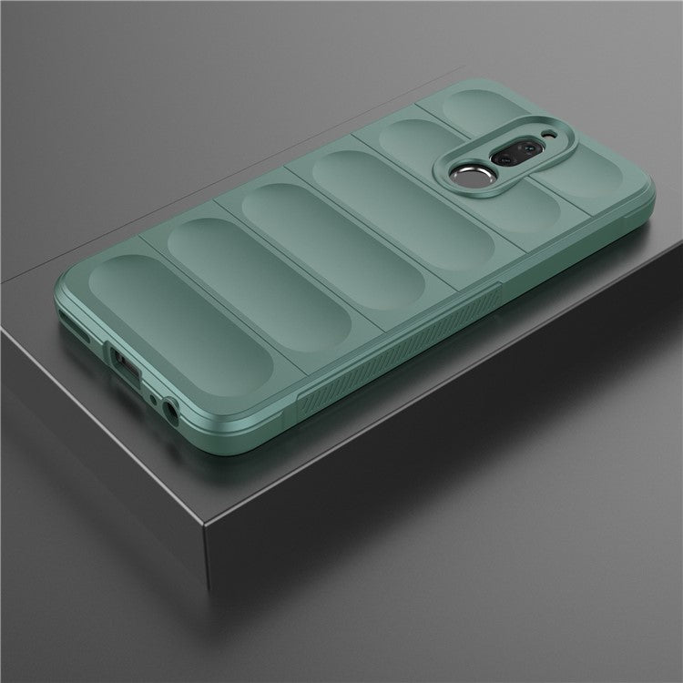 For Huawei Mate 10 Lite TPU Phone Protector Phone Case Anti-fall Rugged Cell Phone Cover - Green