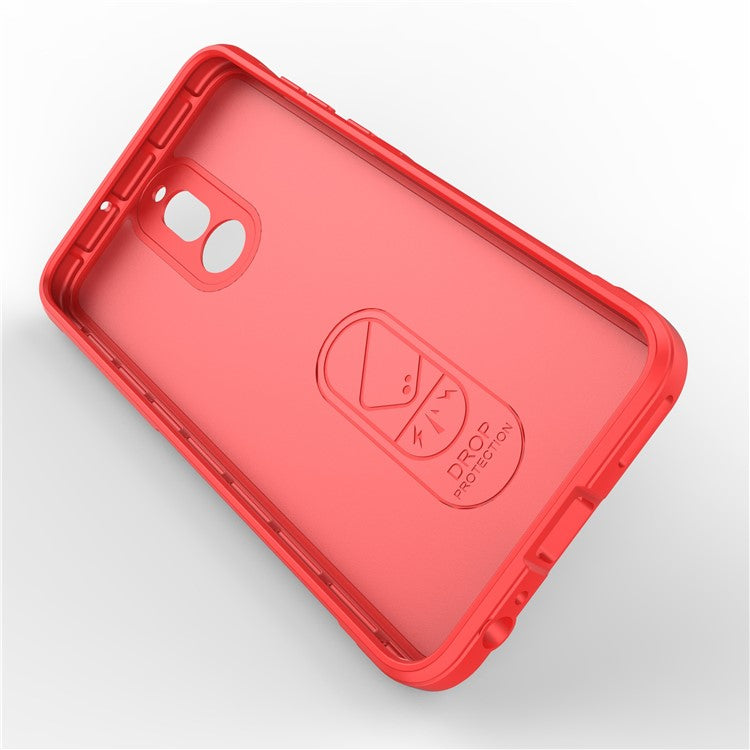 For Huawei Mate 10 Lite TPU Phone Protector Phone Case Anti-fall Rugged Cell Phone Cover - Red