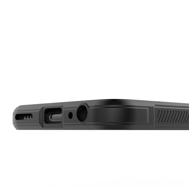 For Huawei Mate 10 Lite TPU Phone Protector Phone Case Anti-fall Rugged Cell Phone Cover - Black