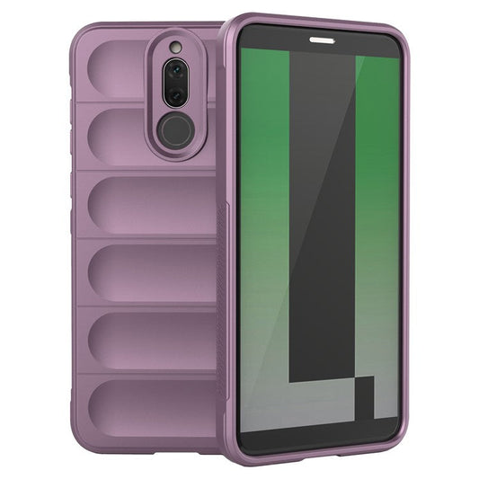 For Huawei Mate 10 Lite TPU Phone Protector Phone Case Anti-fall Rugged Cell Phone Cover - Light Purple