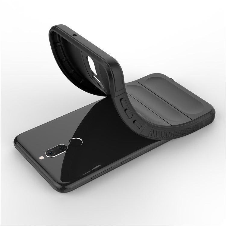 For Huawei Mate 10 Lite TPU Phone Protector Phone Case Anti-fall Rugged Cell Phone Cover - Light Purple